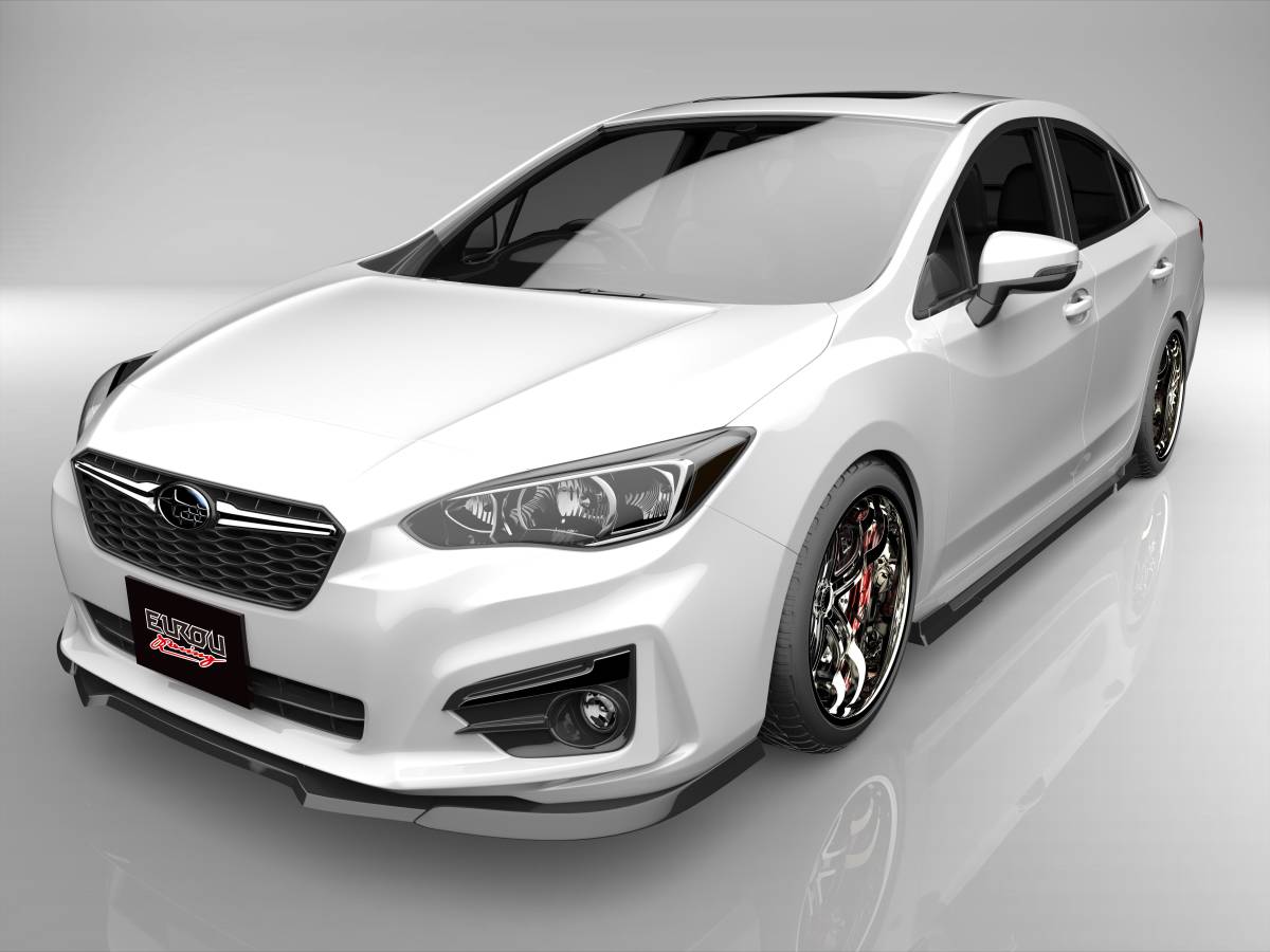 GK2 GK3 GK6 GK7 Impreza G4 передний нижний спойлер аэрообвес 