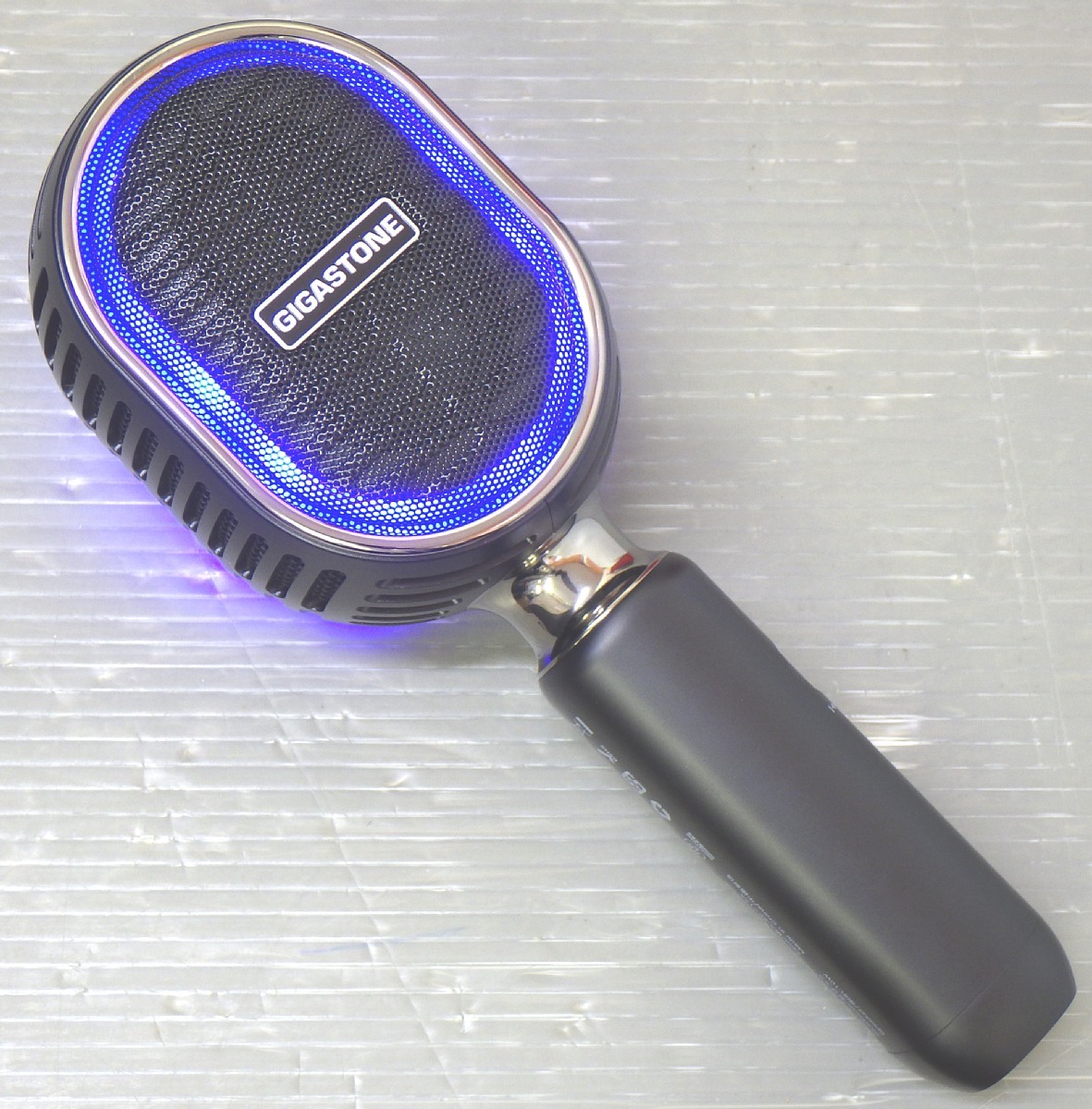 展示美品 ギガストーン スピーカー内蔵 Bluetooth カラオケ マイク KMH-9550B ブラック スマホ向け ボイスチェンジ機能 GIGASTONEの画像6
