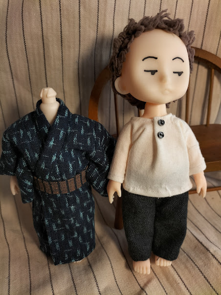 *sale. height 15cm man se rear doll . clothes kimono set CC