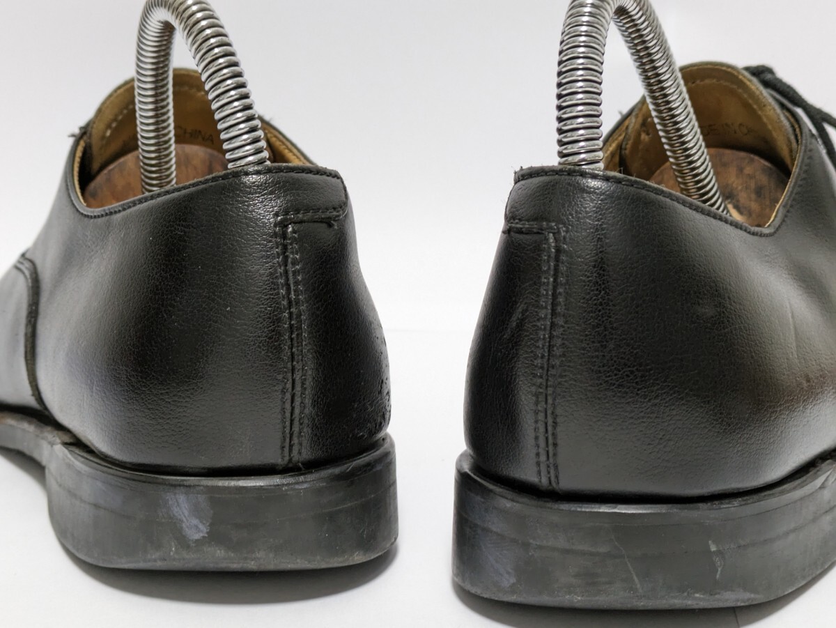 REGAL　worthcollection 24.5cm　ストレート　ビジネスシューズ　外羽根　高級靴　本革　フォーマル　紳士靴　メンズ　ブラック　送料無料