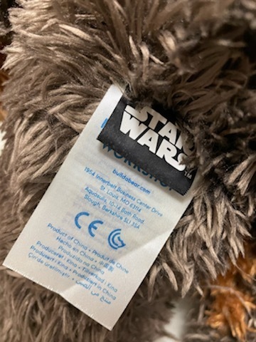 ◎ DISNEY ディズニー STARWARS スターウォーズ Build-A-Bear ビルドアベア Chewbacca チューバッカ ぬいぐるみ 現状品_画像4