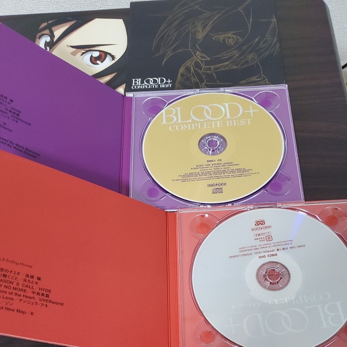 BLOOD+ COMPLETE BEST  DVD CD