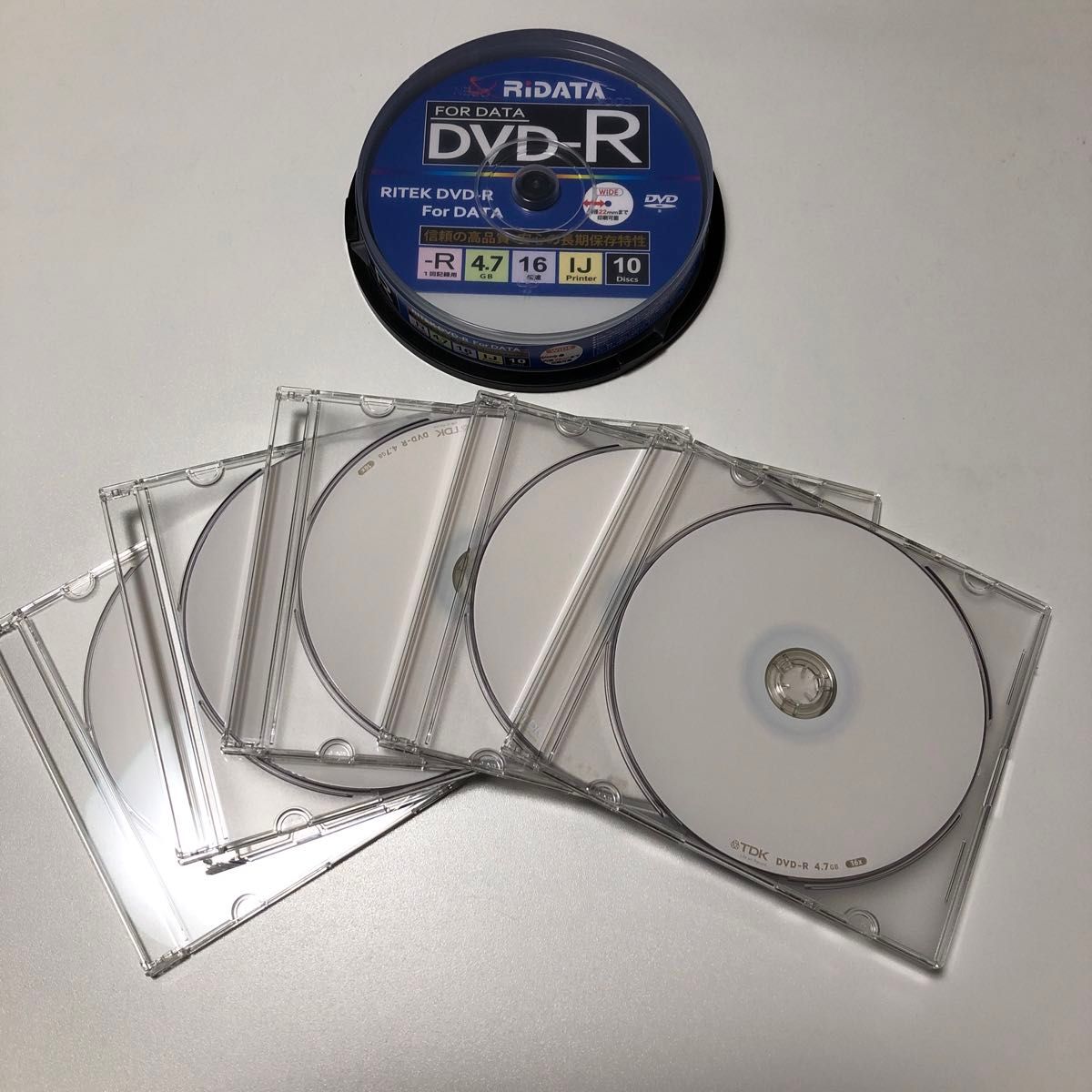 新品　DVDーR 15枚　4.7GB 16倍速 データ用