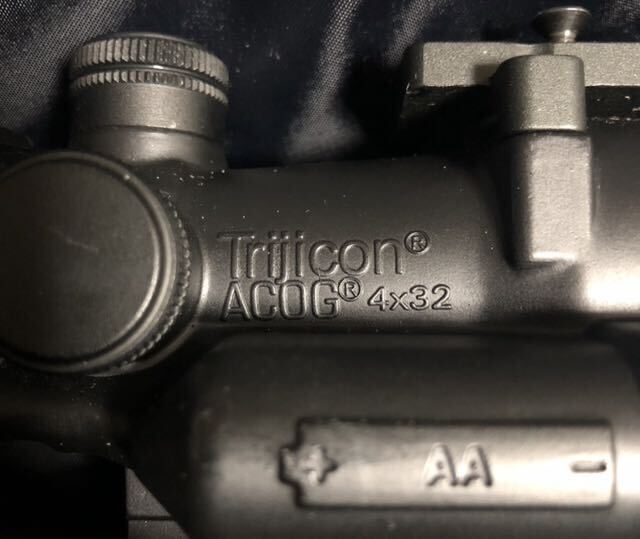 P.P.T TRIJICON ACOG TA02タイプ レプリカ 4倍スコープ サバイバルゲーム サバゲー ガスブロ 電動ガン エアガン M4_画像2