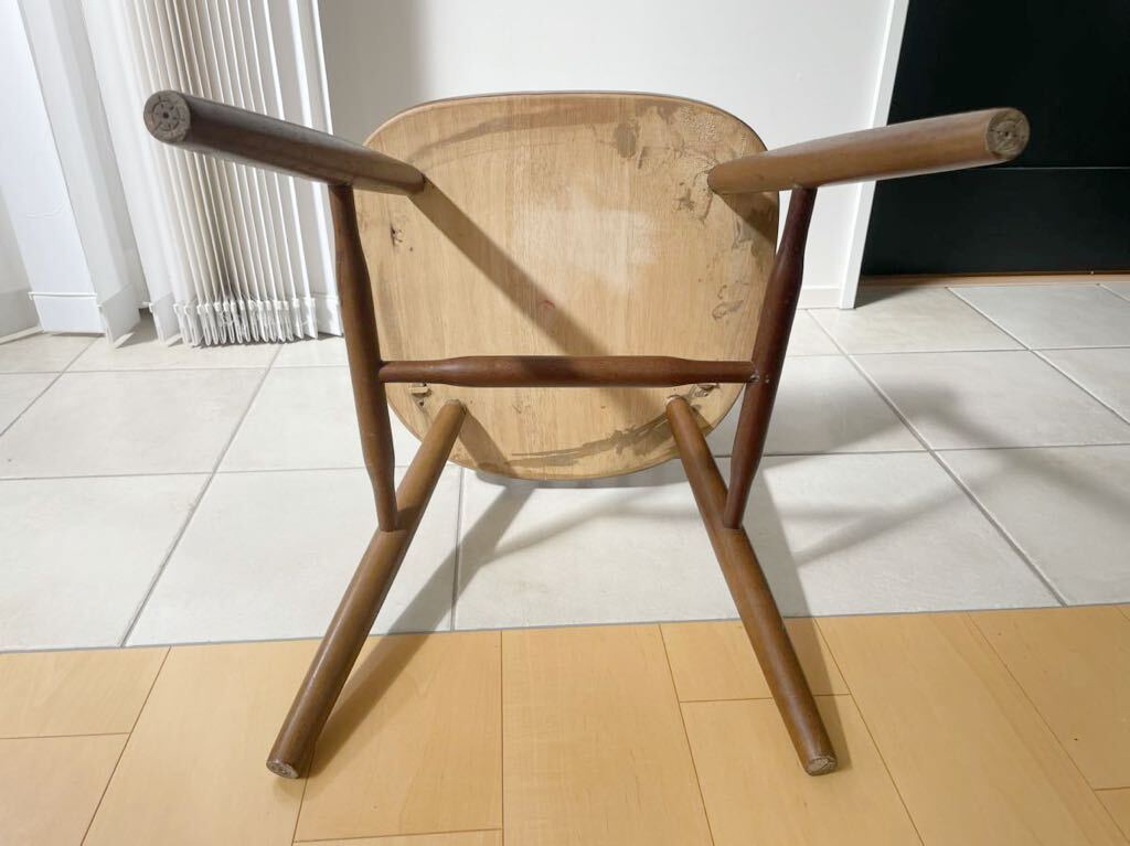 フープバックチェア 英国アンティーク 木製 イス 椅子 古木 ヴィンテージチェア 3_画像8