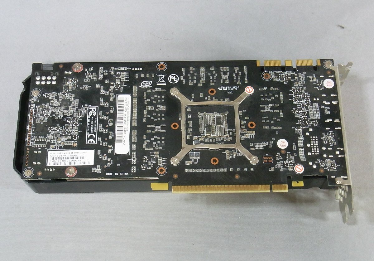 B38910 O-03136 Palit GeForce GTX1070 DUAL 8G ジャンク_画像2