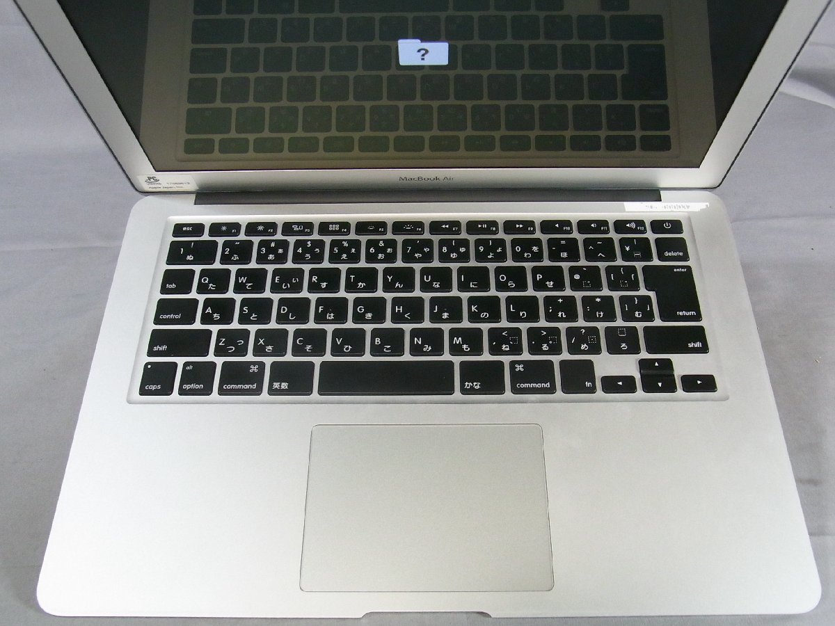 B38442 O-01436 Apple MacBook Air 7,2 Core i5 8GB ジャンク_画像2