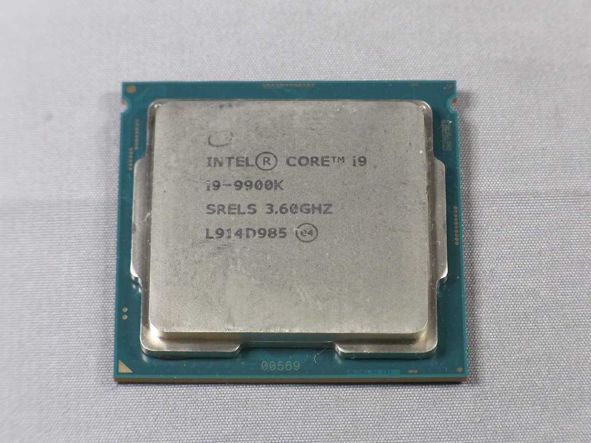 B38848 O-03263 intel Core i9-9900K SRELS LGA1151 CPU 動作品_画像1