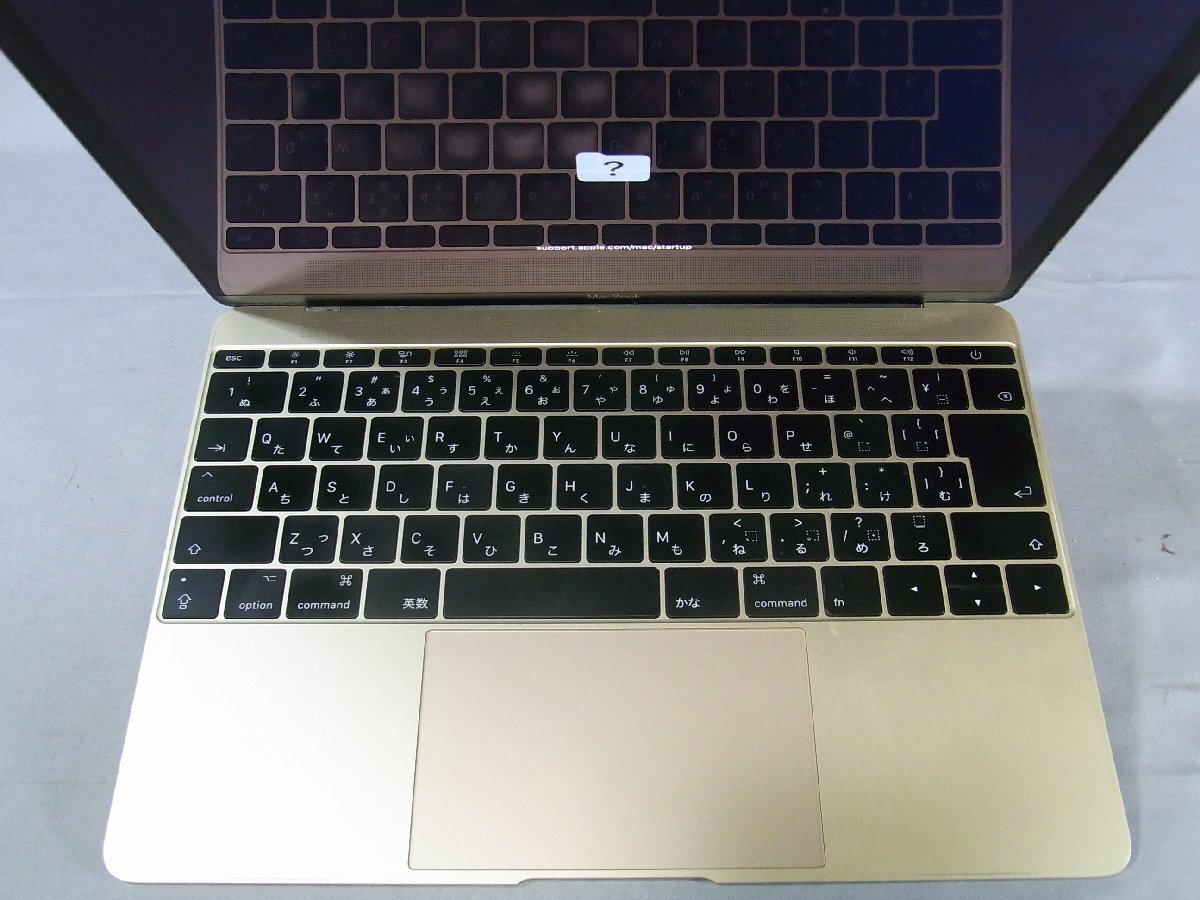 B38887 O-03219 Apple MacBook A1534 Core i5 7Y54 256GB ジャンク_画像2