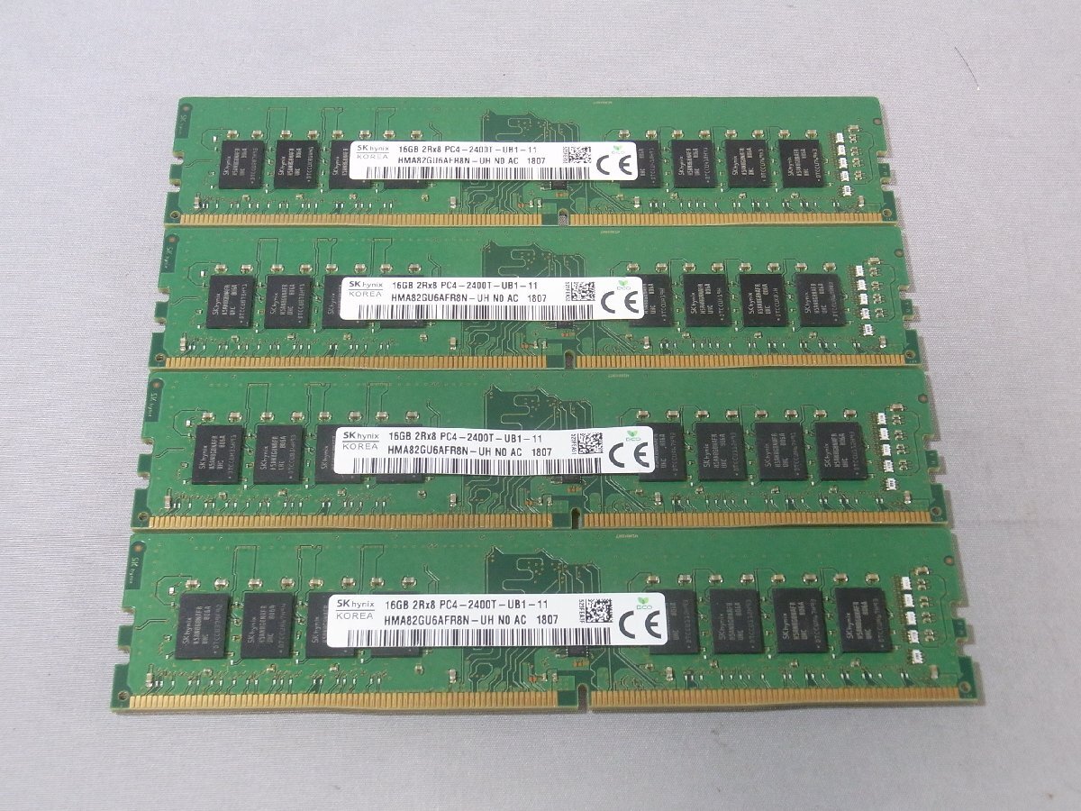 B38907 O-02202 PC4-19200 DDR4 memory 16GB 4 pieces set Junk 