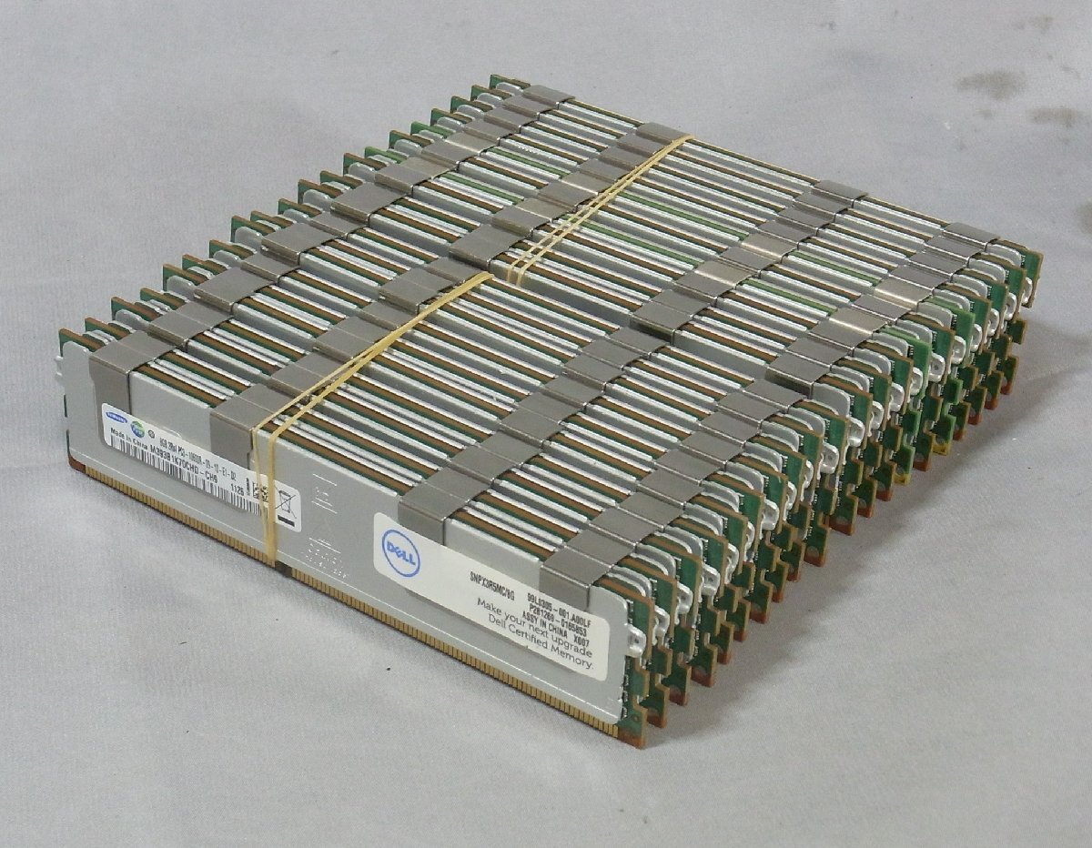 B38714 O-02038 PC3-10600R DDR3L ECC Registeredメモリー 8GB 20枚セット ジャンク_画像1