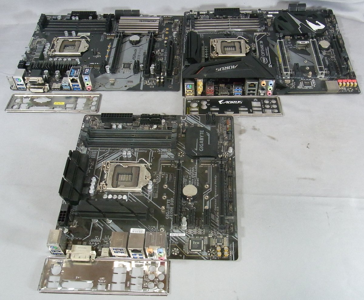 B38728 O-02081 LGA1151 マザーボード 3枚セット ジャンク_画像1