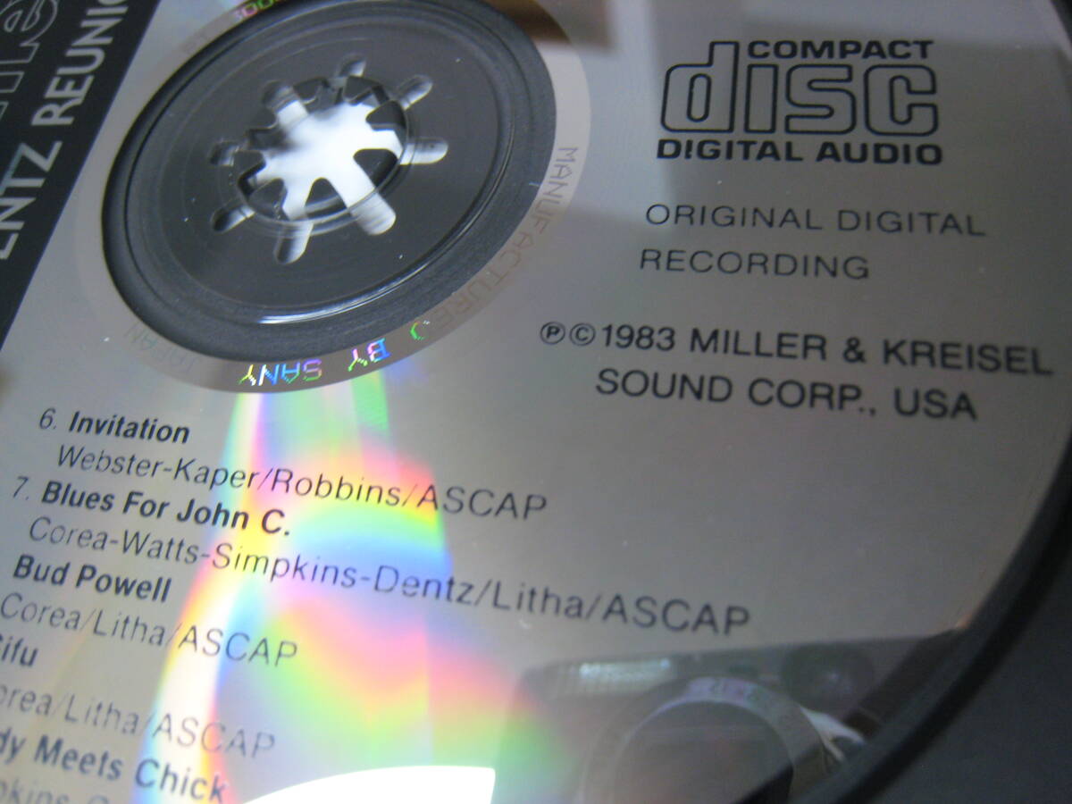 CD『THE JOHN DENTZ REUNION BAND』ジョン・デンツ/チック・コリア/アンディ・シンプキンス/アーニー7・ワッツの画像6