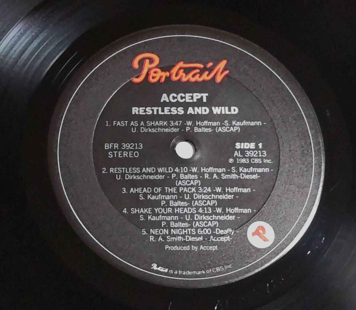 ACCEPT '83年米LP「ACCEPT. RESTLESS & WILD」アクセプト_画像3