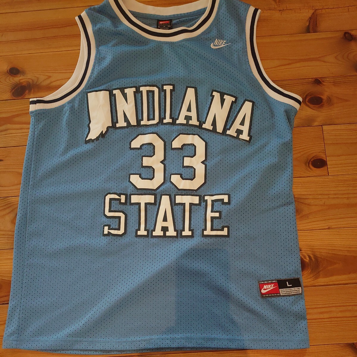 ★激レア 入手困難 ラリー・バード Larry Bird 史上最強のスモールフォワード レジェンド Indiana State 背番号33 ナイキ製 NIKE L★