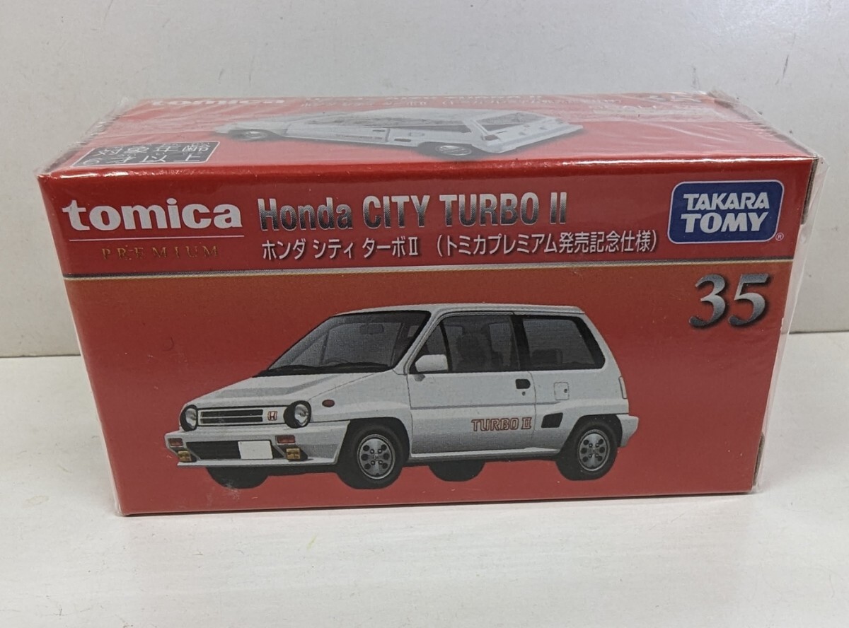 トミカプレミアム ホンダ シティ ターボⅡ トミカプレミアム発売記念仕様 タカラトミー シュリンクあり_画像1