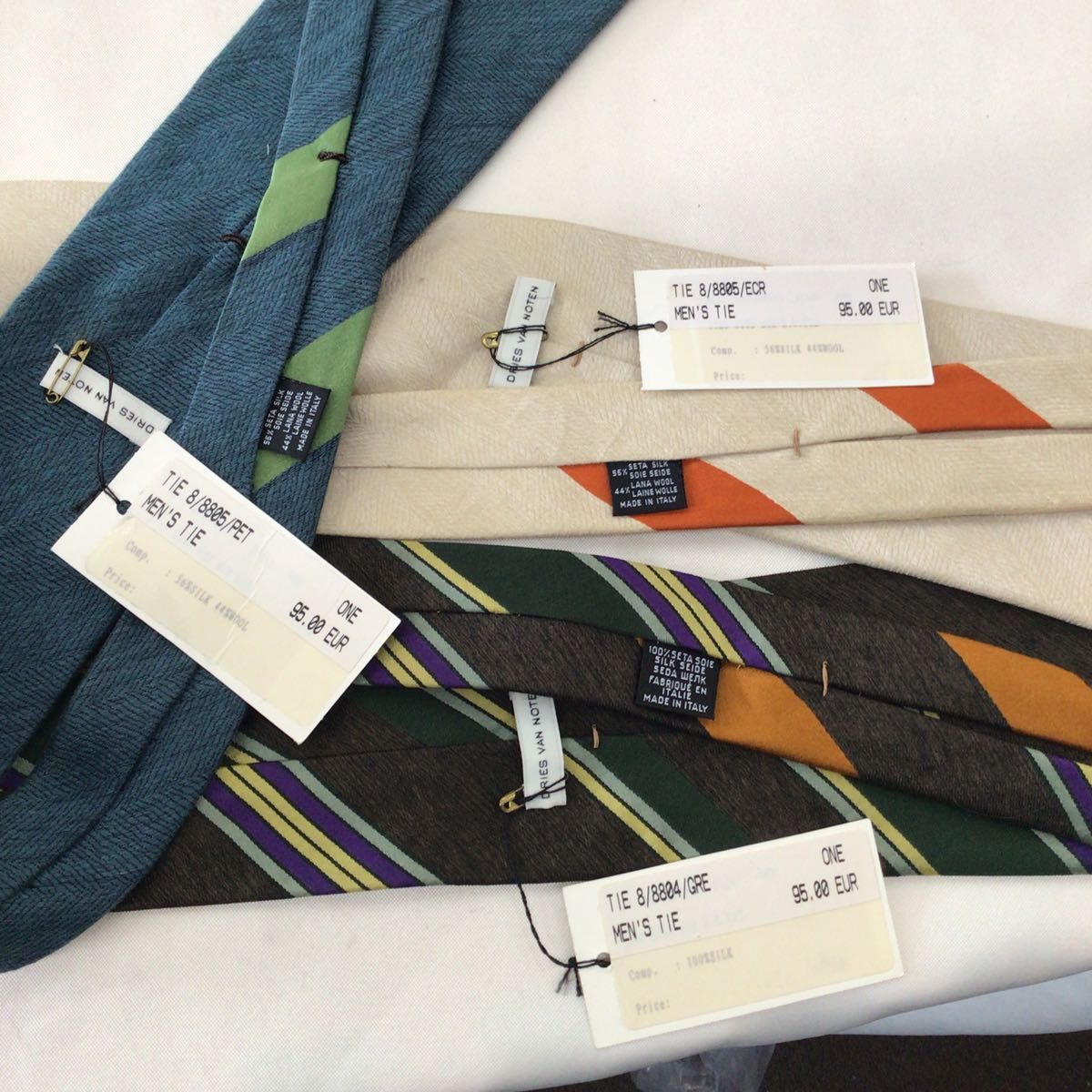 ドリスヴァンノッテン dries van noten ネクタイ 3本セット ドリスヴァンノッテン dries van noten ネクタイ 3本セット