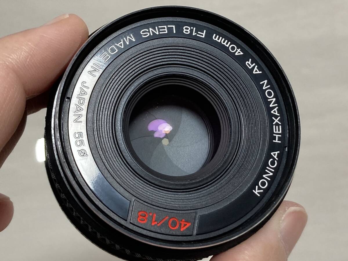 KONICA HEXANON AR 40mm F1.8 コニカ 単焦点レンズの画像8