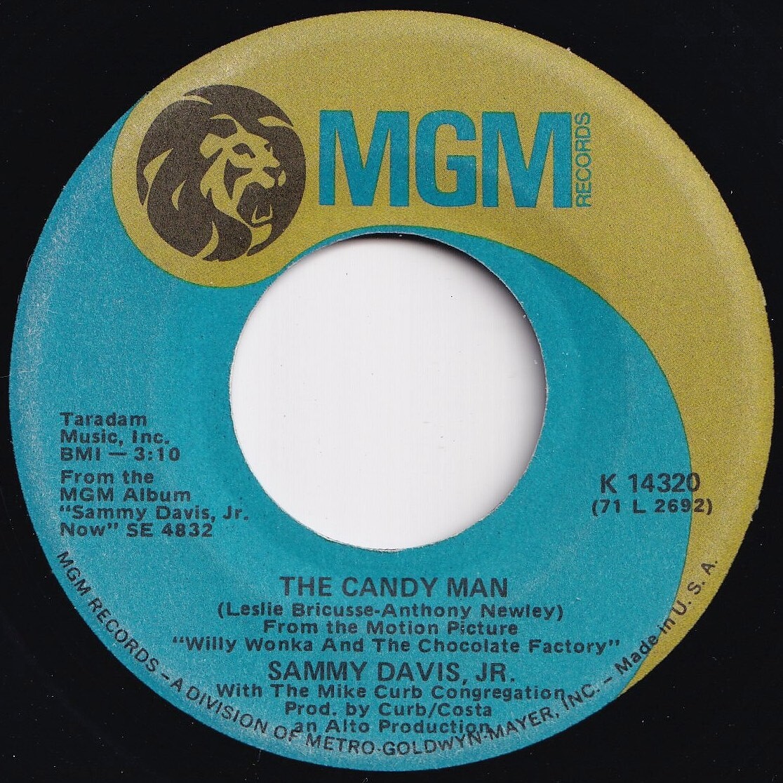 Sammy Davis, Jr. The Candy Man / I Want To Be Happy MGM US K 14320 206254 ROCK POP ロック ポップ レコード 7インチ 45_画像1