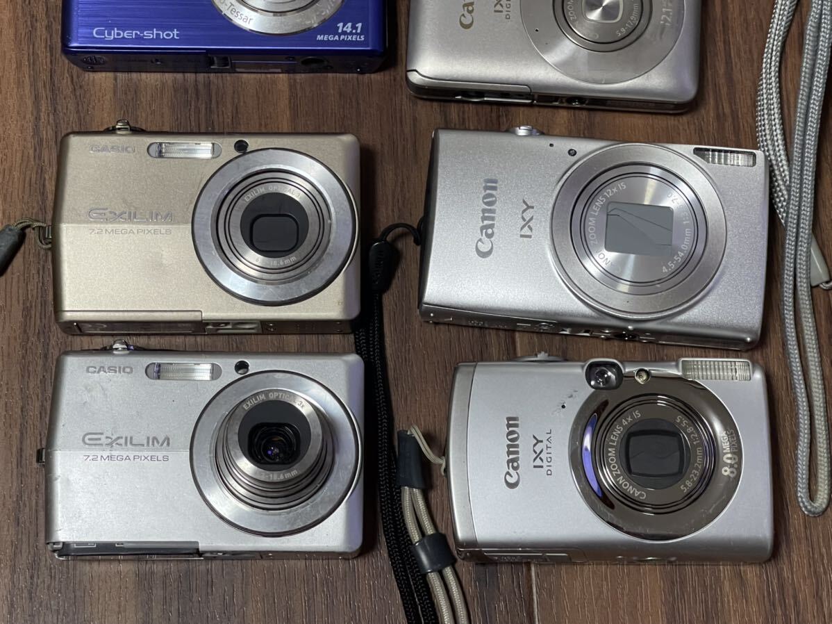 1円〜大量コンパクトデジタルカメラ Panasonic LUMIX SONY Canon IXY CASIO デジカメ 状態未確認 完全未確認 激安スタートの画像3