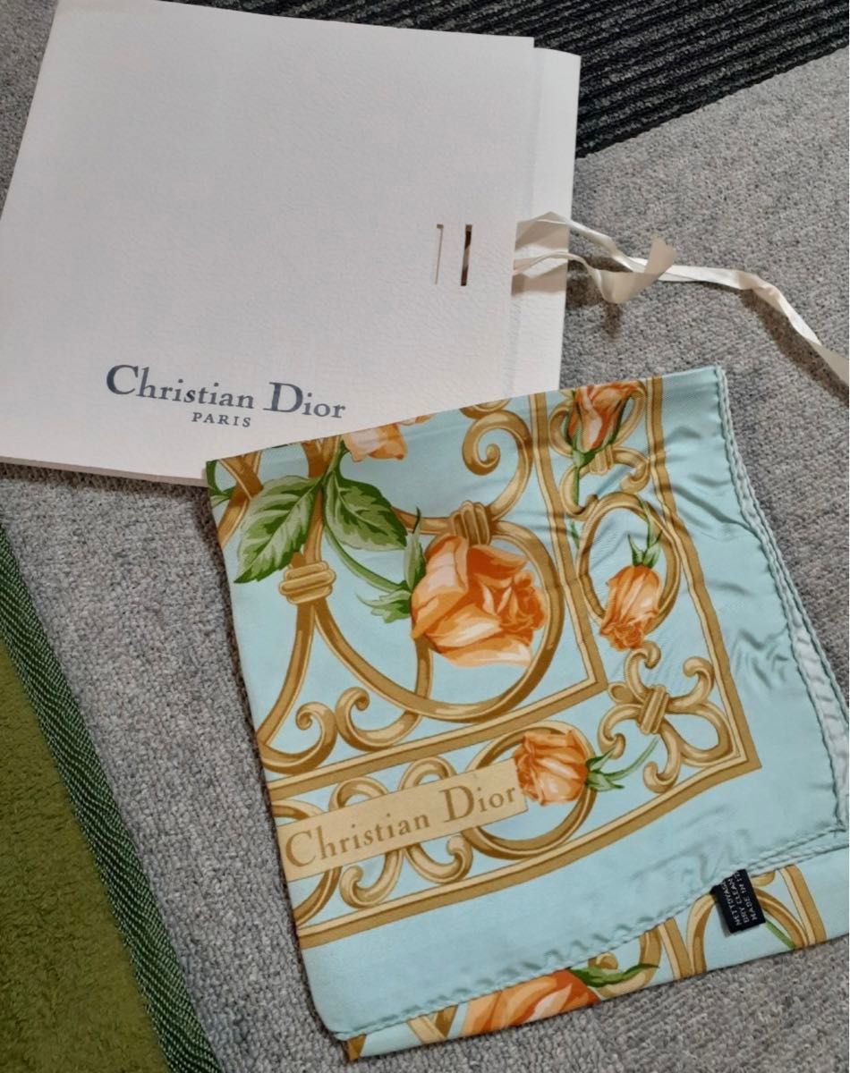 正規品 Christian Dior クリスチャンディオール 大判 スカーフ