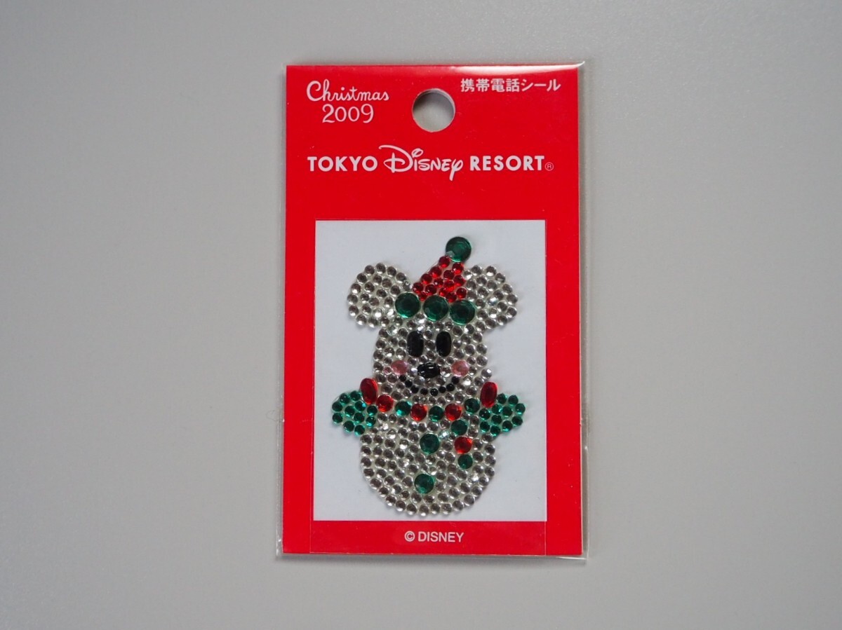 TOKYO Disney RESORT 携帯シール◇クリスマス◇ミッキー◇新品_画像1