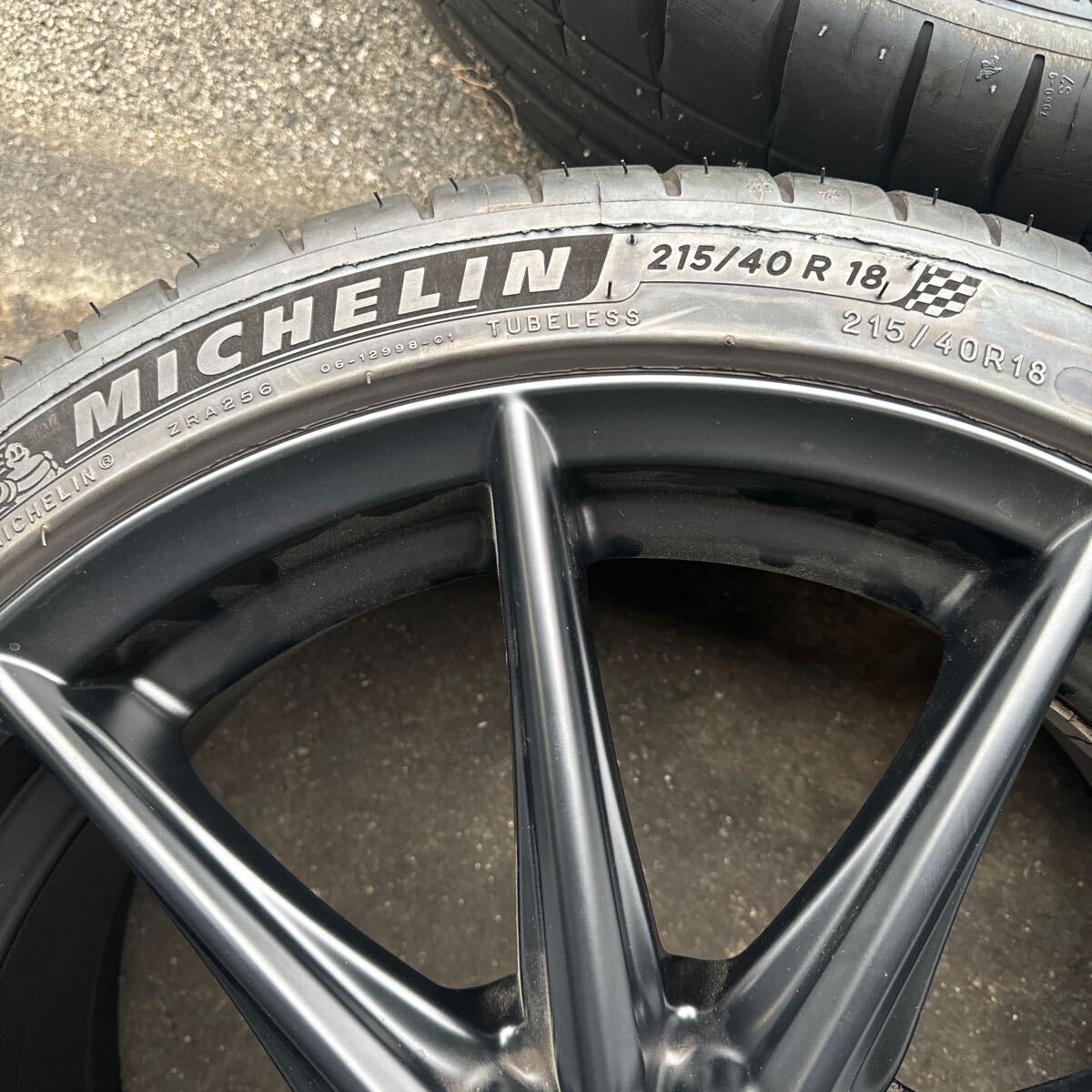 トヨタ ZN8 GR86 純正 5穴100 ミシュラン パイロット スポーツ4 215/40R18 MICHELIN PILOT SPORT4_画像6