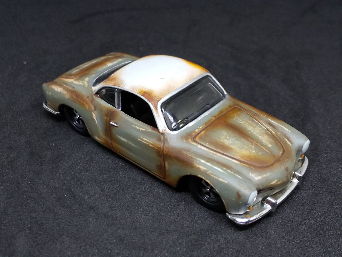 ★MB '62 VW Karman Ghia 改 リペイント 錆塗装 サビ ワーゲン カルマンギア Ratrod Custom lowrider カスタム 改造★_画像6