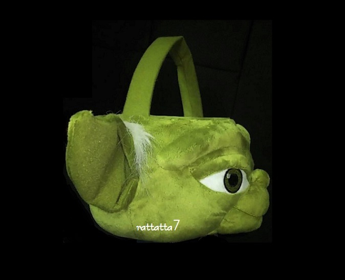 *STAR WARS*SW*YODA* Star Wars * Yoda * face type * case * basket * soft toy type * face * bag * Halo we n