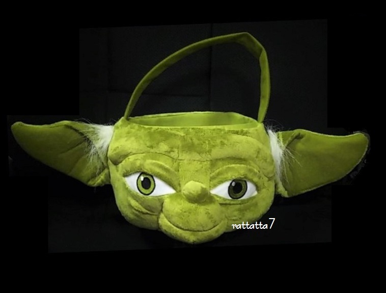 *STAR WARS*SW*YODA* Star Wars * Yoda * face type * case * basket * soft toy type * face * bag * Halo we n