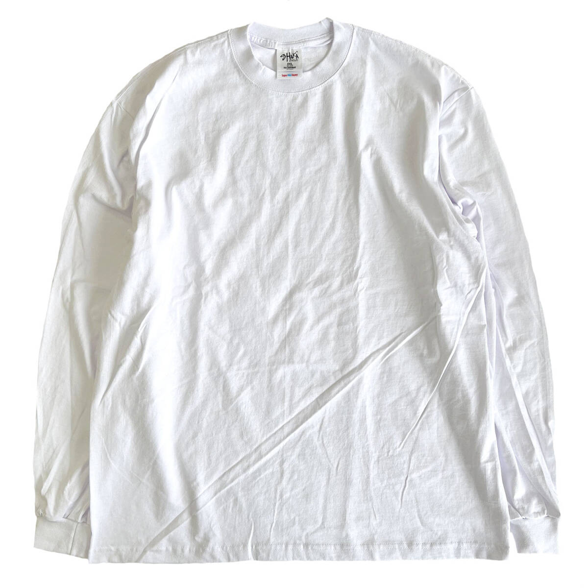 SHAKA WEAR シャカウエア　7.5oz 長袖 Tシャツ　ホワイト　XLサイズ Heavy Weight L/S TEE ロンT_画像1