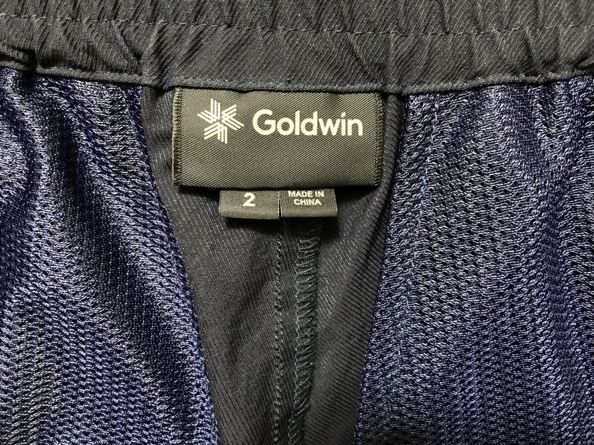 美品 GOLDWIN ワンタックテーパードアンクルパンツ（ユニセックス） ゴールドウィン 73173 ダークネイビー 2サイズ Mサイズ_画像4