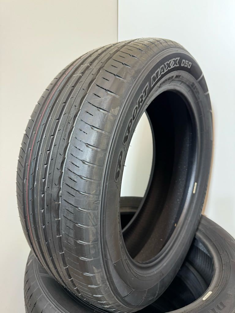 【送料無料】未使用夏タイヤ４本セット 235/55R19 101V(SDL014-1)サイレントコア DUNLOP SP SPORT MAXX 050 2022年 235/55/19 の画像2