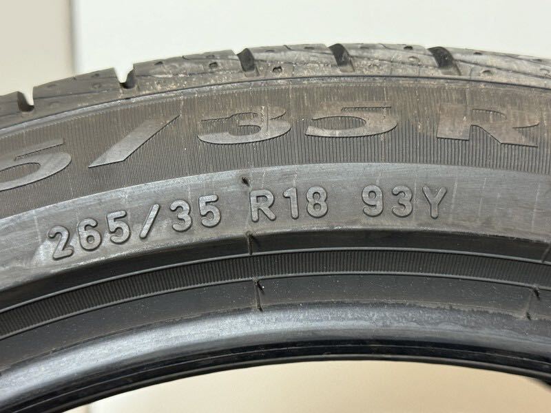 ＜送料別＞未使用夏タイヤ２本セット 265/35R18 93Y(SPI008-53)PIRELLI Cinturato P1 2020年 265/35/18_画像4