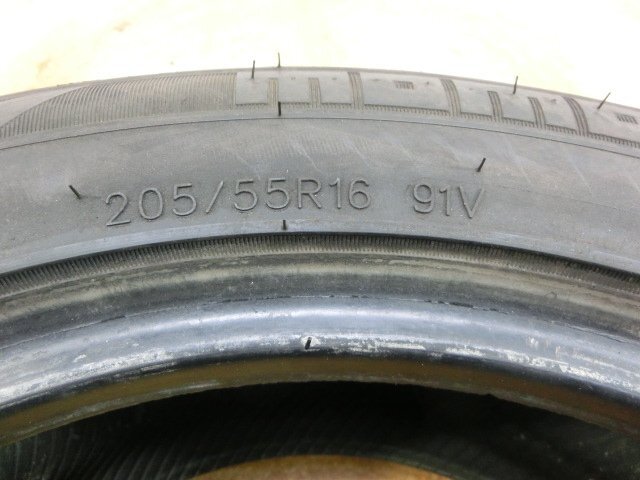 L-5691 溝あり 中古タイヤ MOMO OUTRUN M3 205/55R16 91V (4本)_画像4