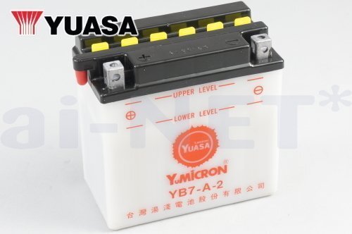 1年保証 ユアサ バッテリー YB7-A2 YB7-A互換 PIAGGIO PX80E_画像2