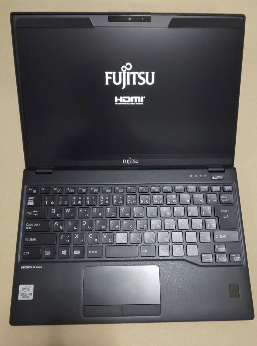 【使用感少なめ】富士通 LIFEBOOK U9310/D FMVU28021 着脱式プライバシーフィルター付き_画像1