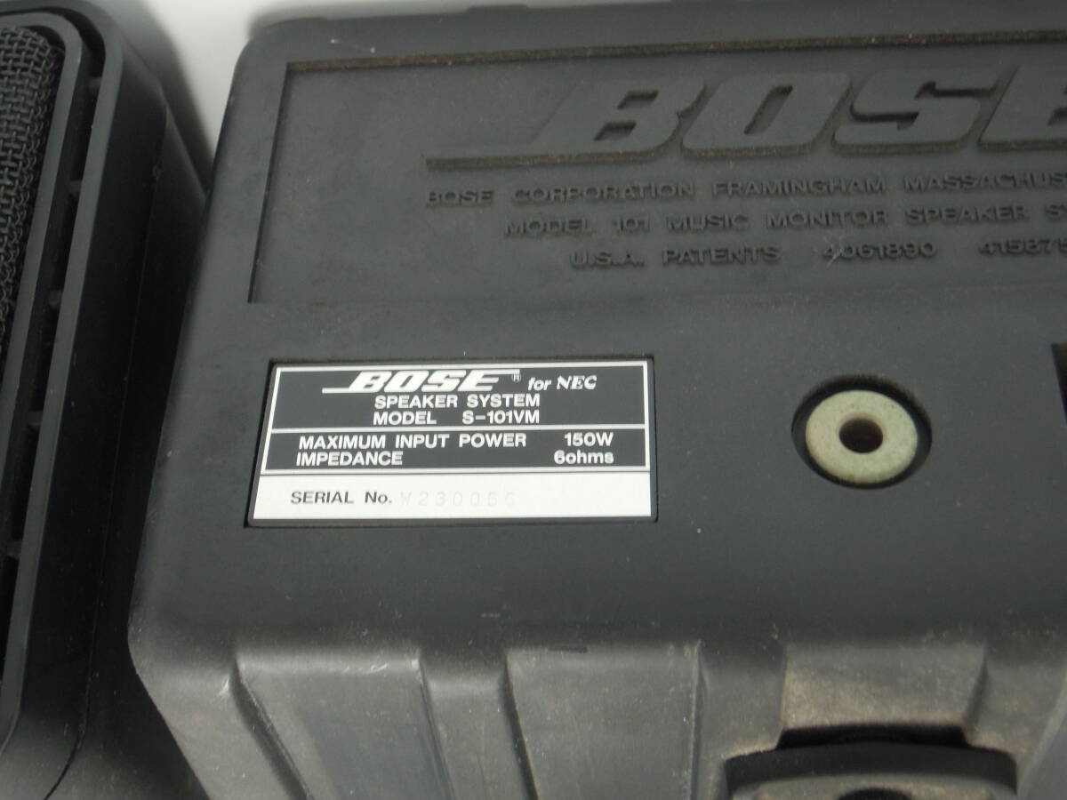 BOSE for NEC　SPEAKER SYSTEＭ MODEL S-101VM_画像2