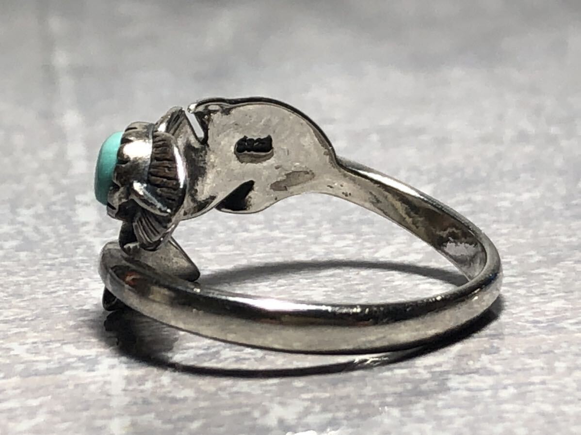 フェザー×アロー　ストーン　シルバーリング 指輪　silver 925