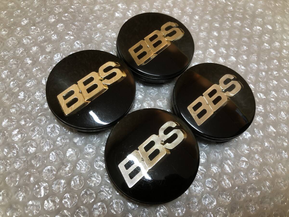 ☆美品☆ BBS アルミ ホイール 用 65㎜ リング式 センターキャップ 黒 ブラック 56.24.012 ホイール キャップ センター カバー 65Φ 9J 10J_画像2