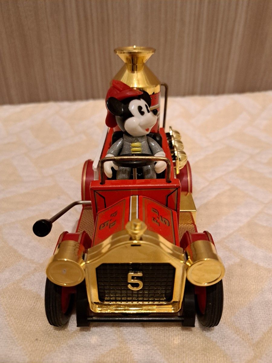 ブリキ ミッキーマウス 消防車 日本製 レトロ