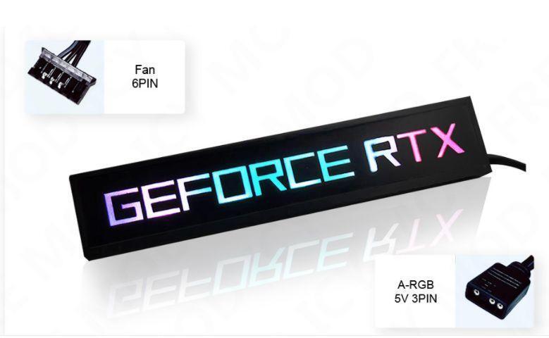 【新品(ぺりぺり付き)】GeForce RTX 光るロゴ._画像10