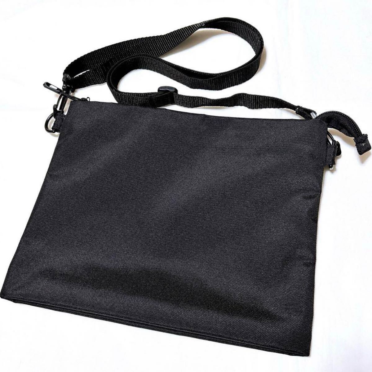  new goods black sakoshu shoulder bag black disaster prevention crime prevention abroad machine inside bringing in diagonal .. light weight 