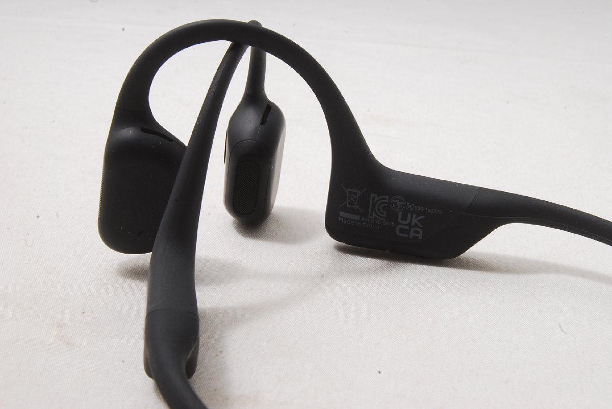 【美品】SHOKZ OpenRun Pro Black S810 SKZ-EP-000007 イヤホン メーカー保証期間内の画像3