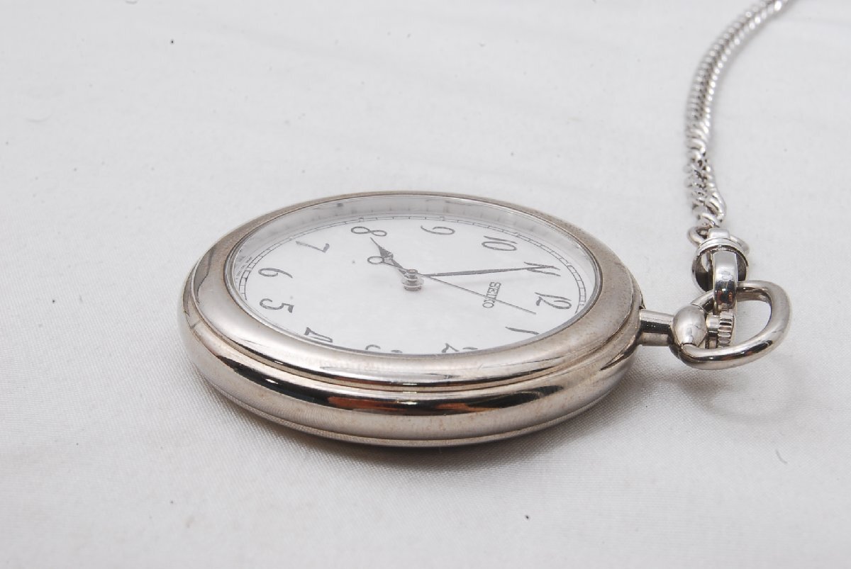 [ beautiful goods ]SEIKO pocket watch 7N01-0030 JAL limited goods SILVER925 stamp have 