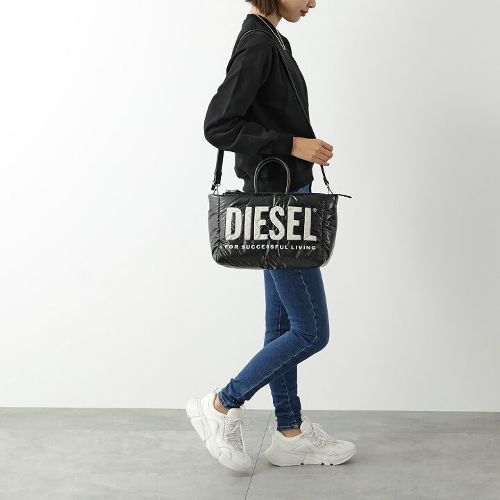 DIESEL ディーゼル ハンドバッグ ショルダーバッグ ブラック ※現在発送まで約7～9日前後