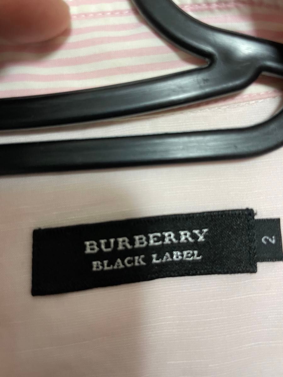 BURBERRY BLACK LABEL 長袖シャツ　ピンク