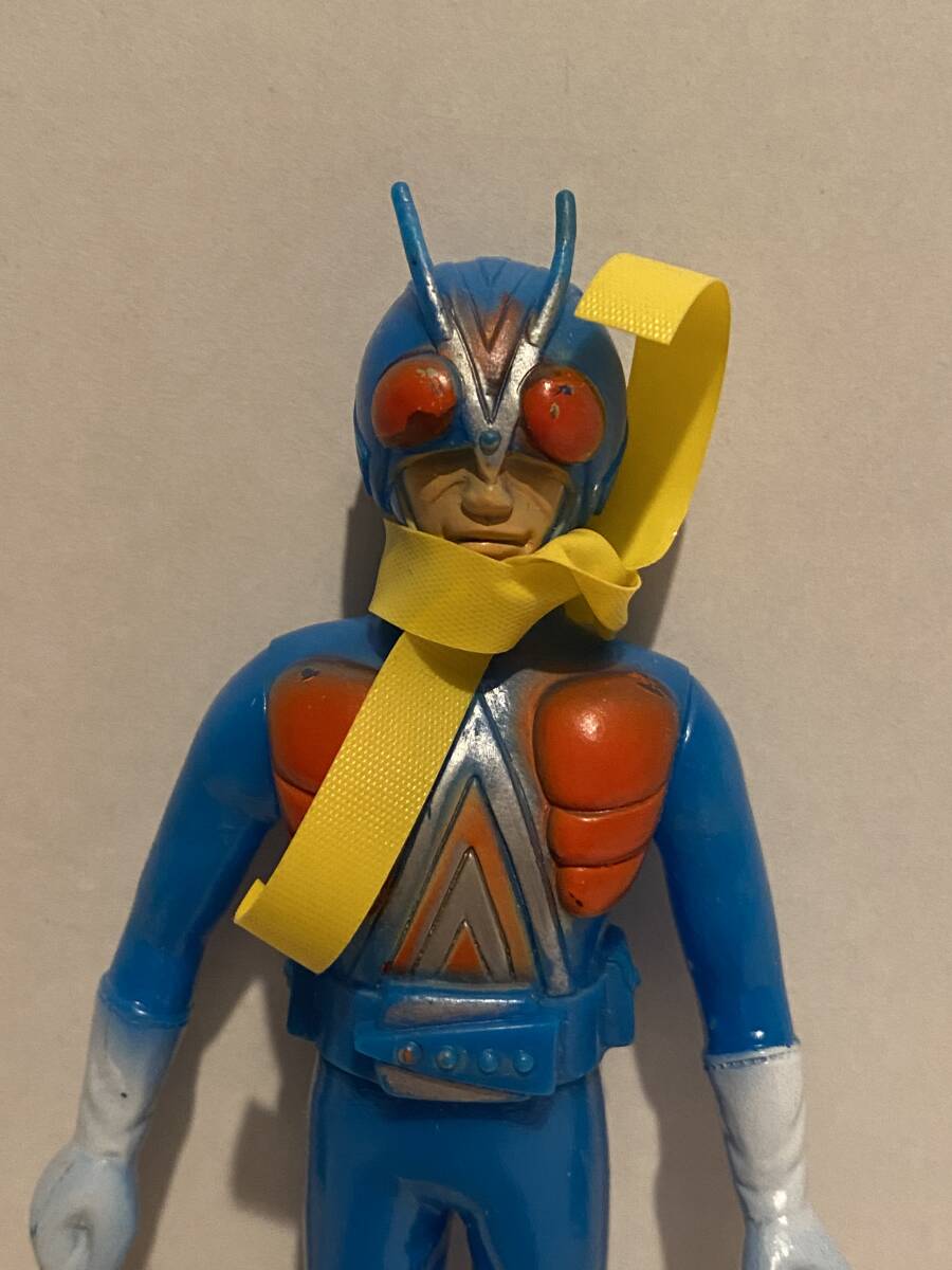 当時物☆仮面ライダー・ライダーマン☆ミニソフビ Yahoo!オークション - ライダーマン ソフビ フィギュア 仮面