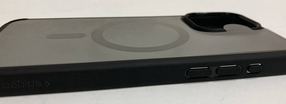Spigen iPhone15Pro Max ケース 半透明 MagSafe対応 米軍MIL規格 ウルトラ・ハイブリッド・マグフィット ACS06581 (フロスト・ブラック)②