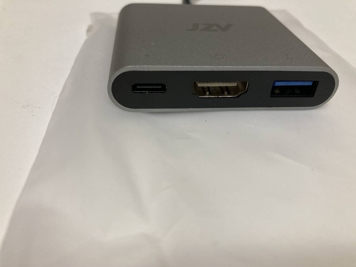 USB C to HDMIアダプター JZVデジタルAVマルチポートアダプター USB-C充電ポート MacBook Pro MacBook Air 2020に対応 （グレー）_画像8